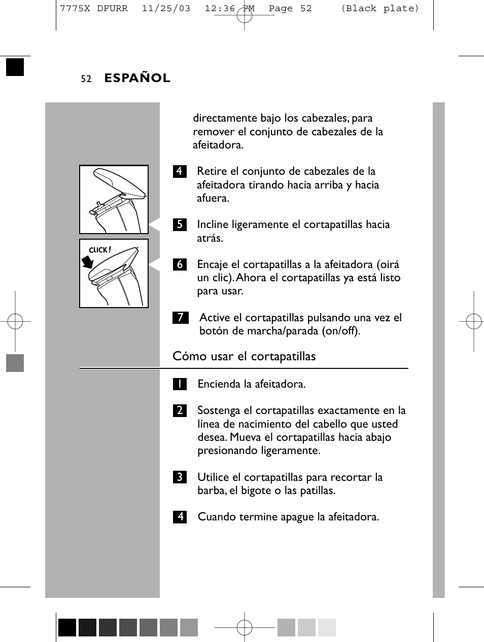 Philips TRIPLEHEADER 7775X User Manual | Page 51 / 63