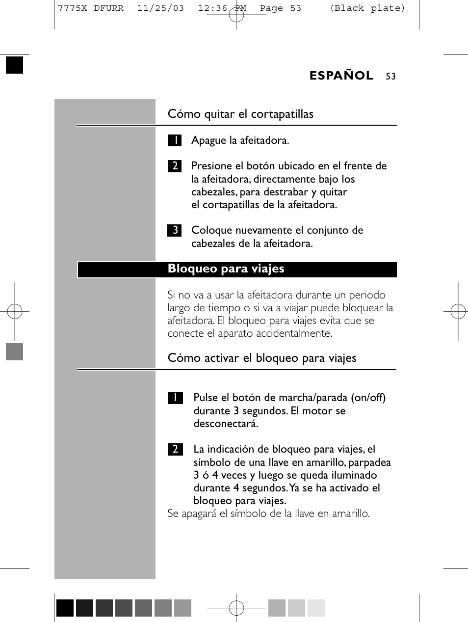 Philips TRIPLEHEADER 7775X User Manual | Page 52 / 63