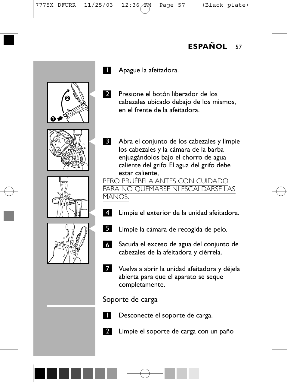 Philips TRIPLEHEADER 7775X User Manual | Page 56 / 63