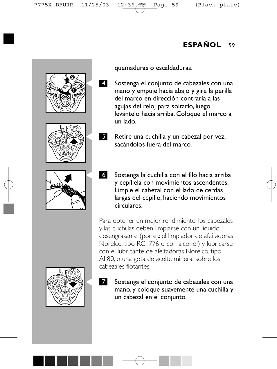 Philips TRIPLEHEADER 7775X User Manual | Page 58 / 63