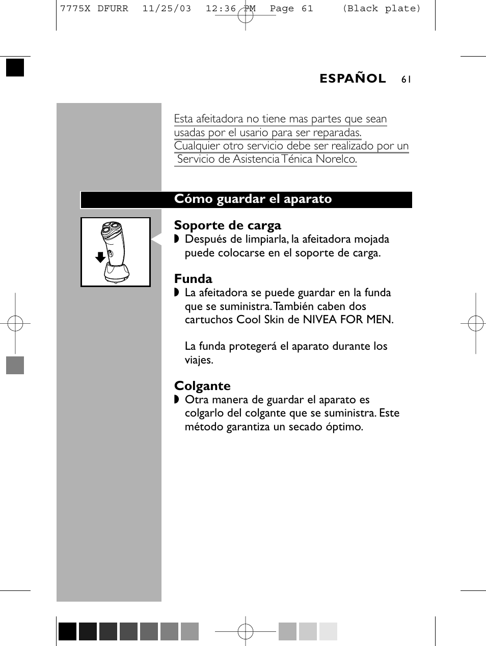 Philips TRIPLEHEADER 7775X User Manual | Page 60 / 63