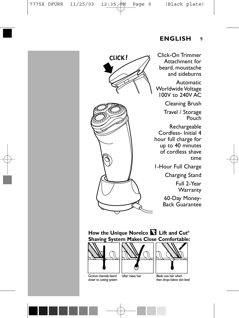 Philips TRIPLEHEADER 7775X User Manual | Page 8 / 63