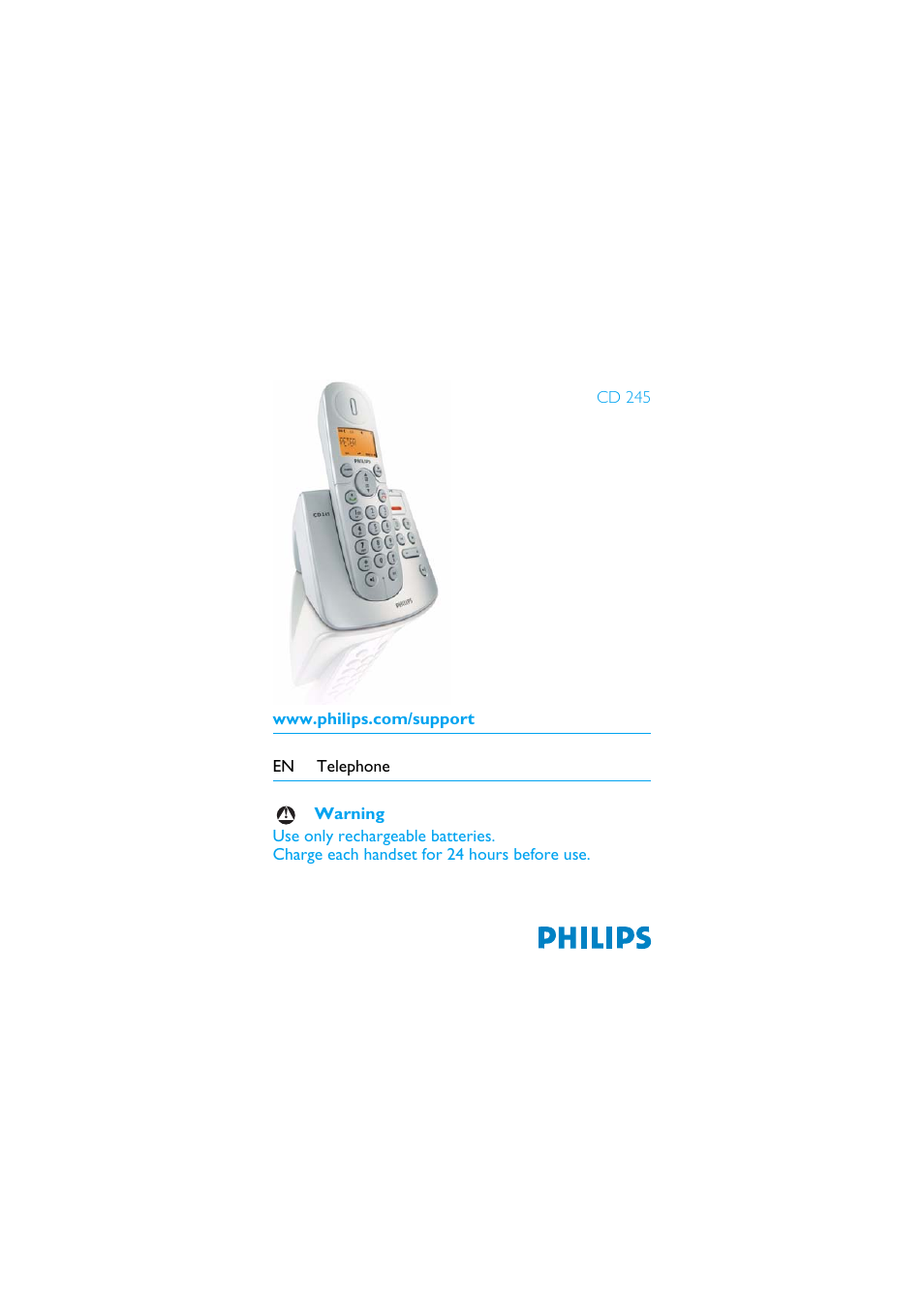 Philips CD245 User Manual | 48 pages