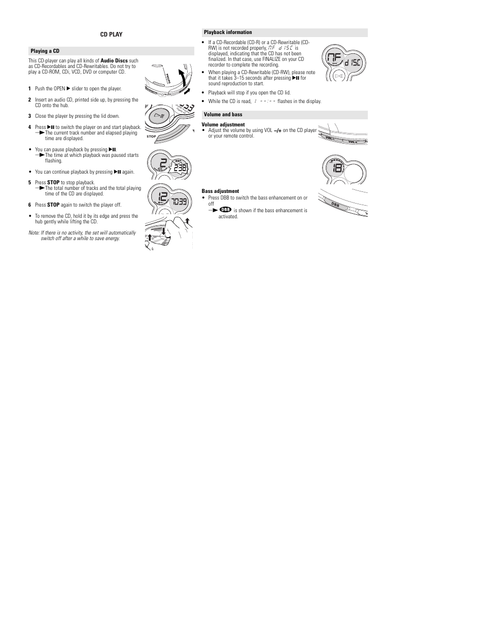 Philips AX5319 User Manual | Page 10 / 13