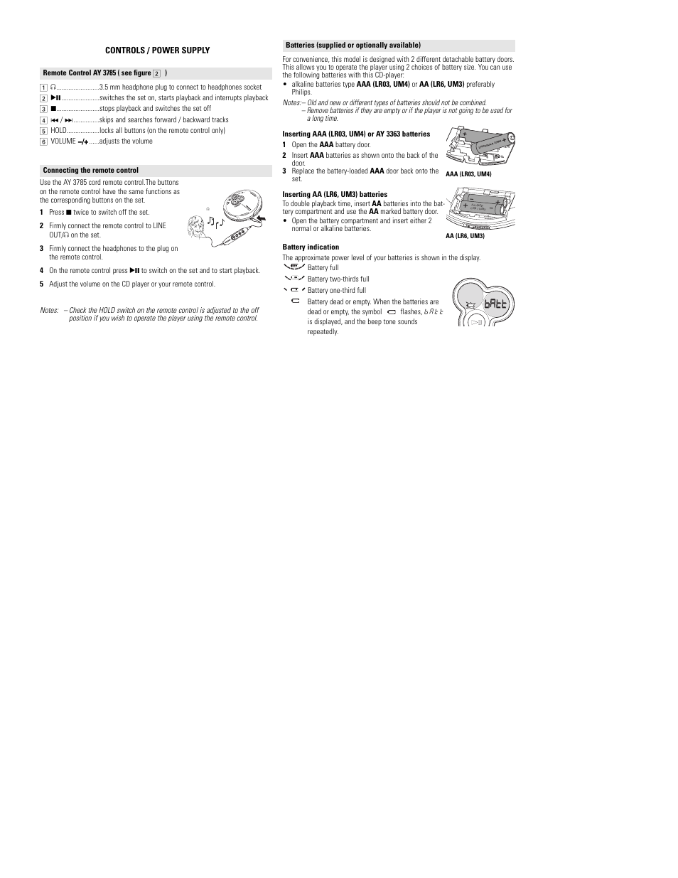 Philips AX5319 User Manual | Page 7 / 13