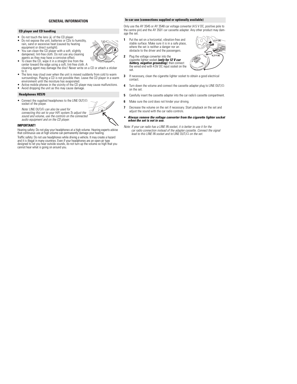 Philips AX5319 User Manual | Page 9 / 13