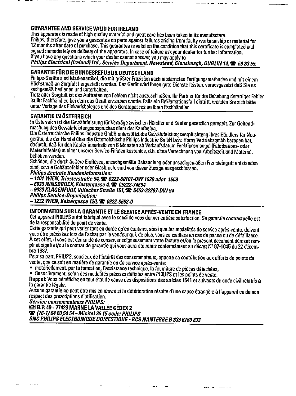 Philips ini AE 3905 User Manual | Page 17 / 22
