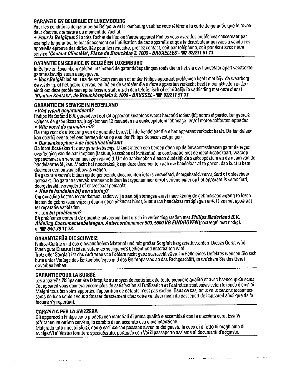 Philips ini AE 3905 User Manual | Page 18 / 22