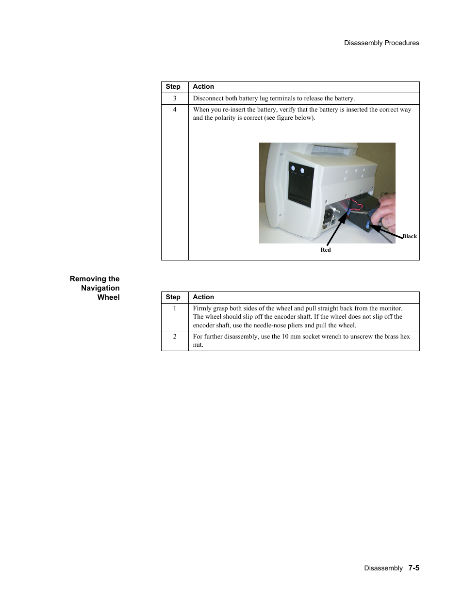 Removing the navigation wheel, Removing the navigation wheel -5 | Philips 862478 User Manual | Page 129 / 182