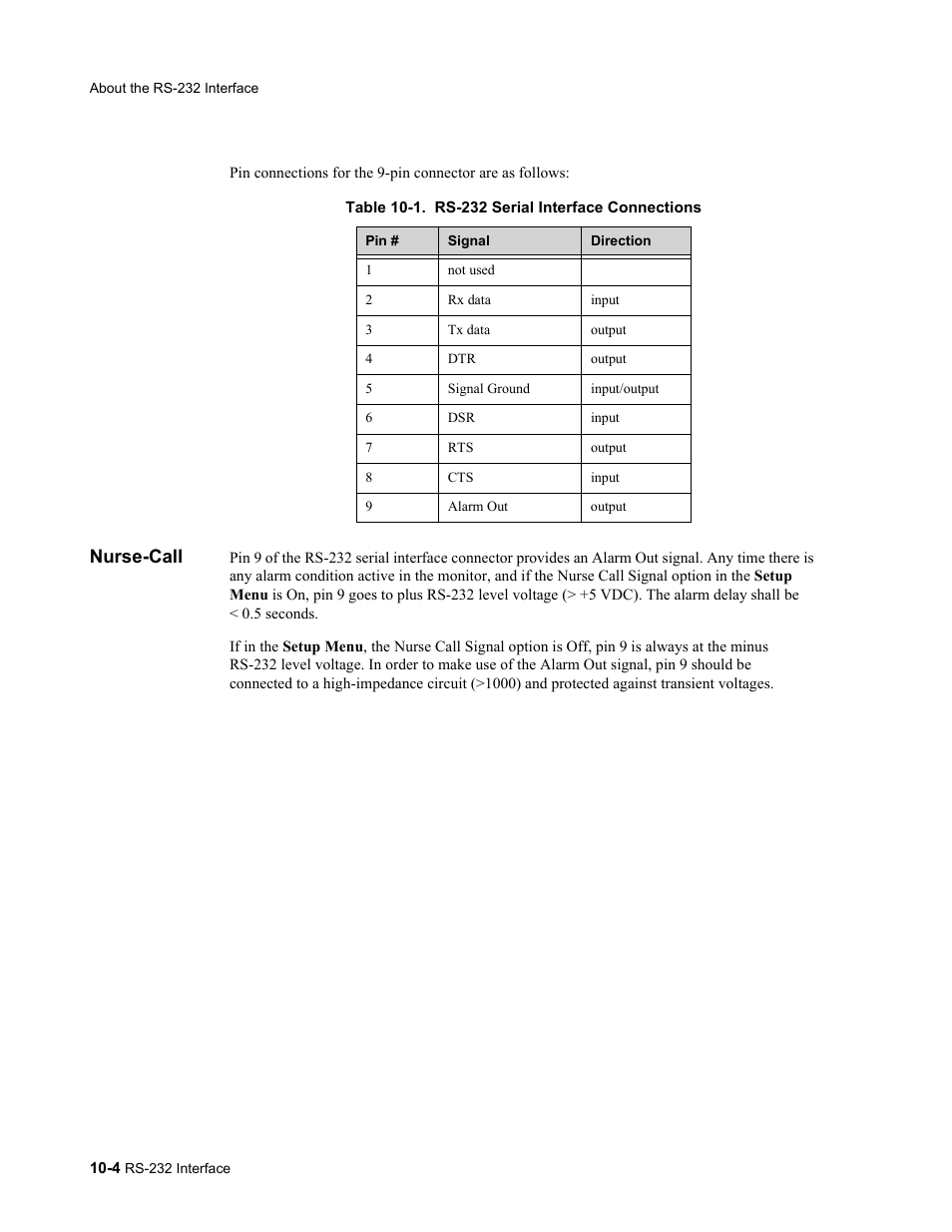 Nurse-call, Nurse-call -4 | Philips 862478 User Manual | Page 158 / 182