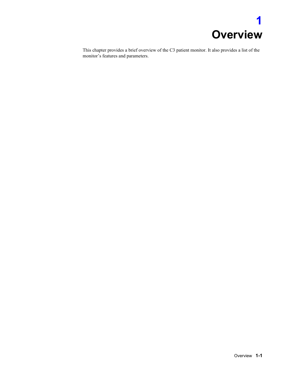 Overview, Overview -1, 1overview | Philips 862478 User Manual | Page 21 / 182