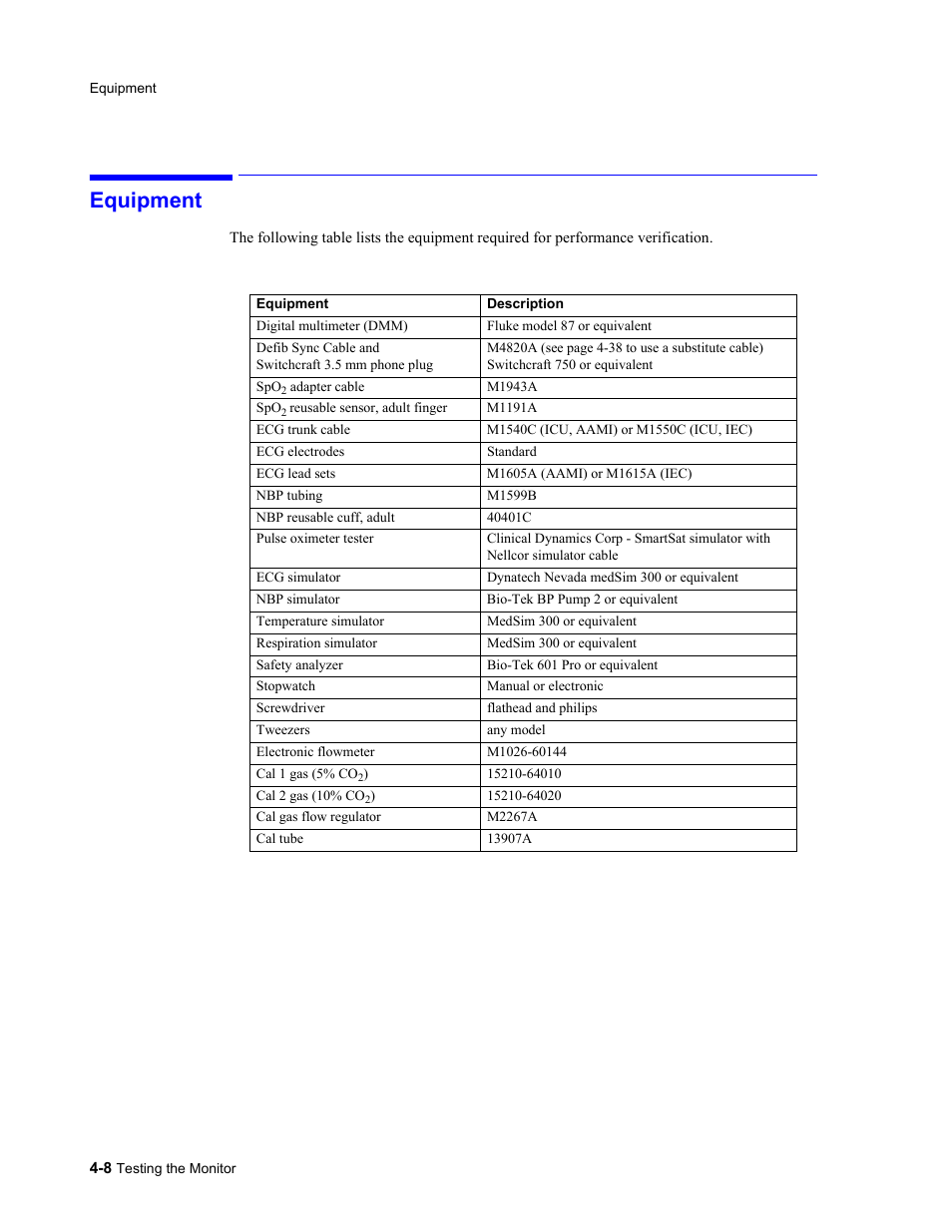 Equipment, Equipment -8 | Philips 862478 User Manual | Page 58 / 182