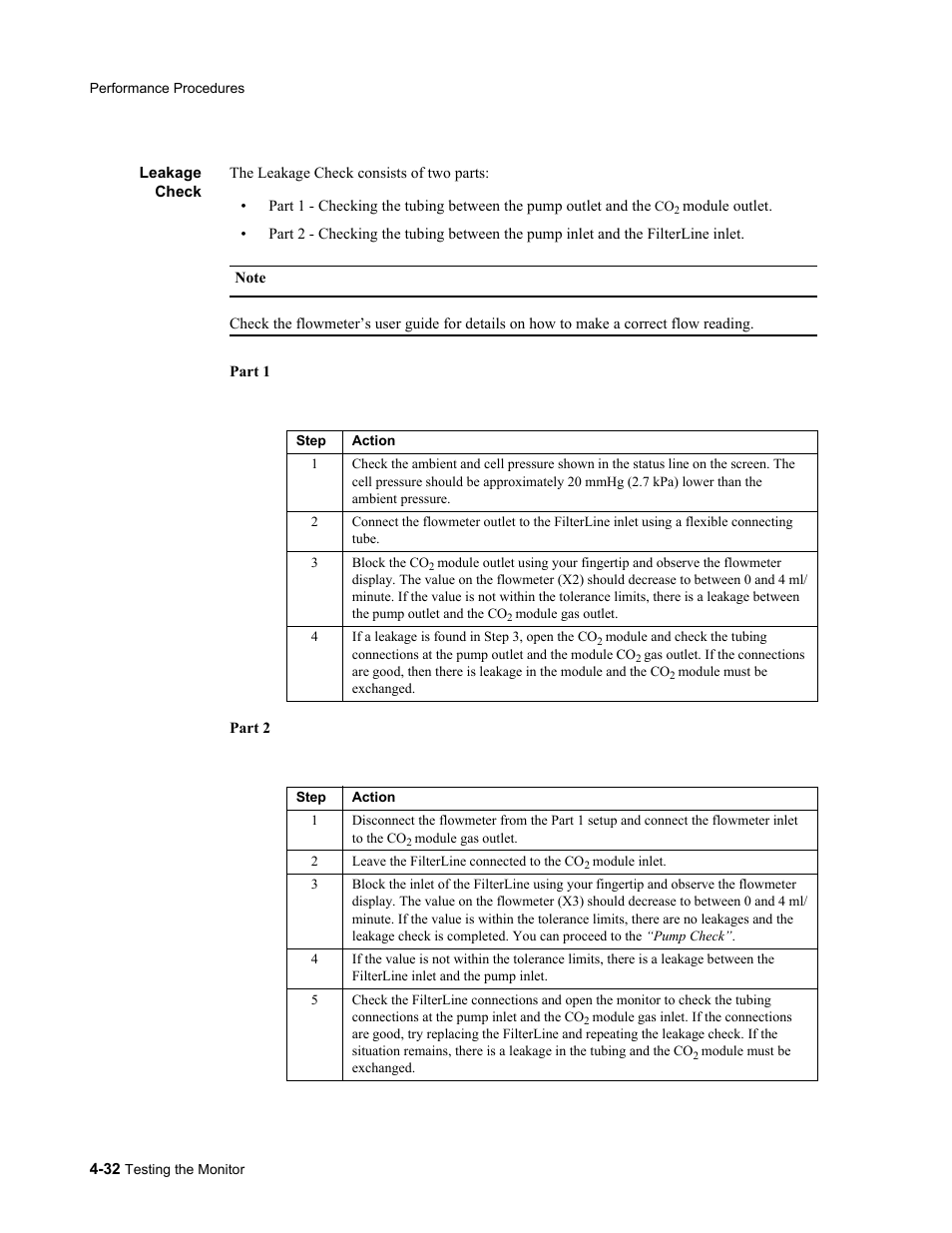 Leakage check, Leakage check -32 | Philips 862478 User Manual | Page 82 / 182