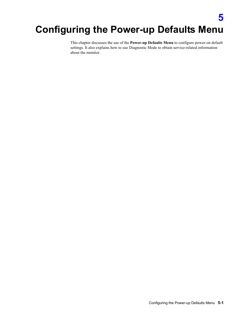 Configuring the power-up defaults menu, Configuring the power-up defaults menu -1, 5configuring the power-up defaults menu | Philips 862478 User Manual | Page 97 / 182