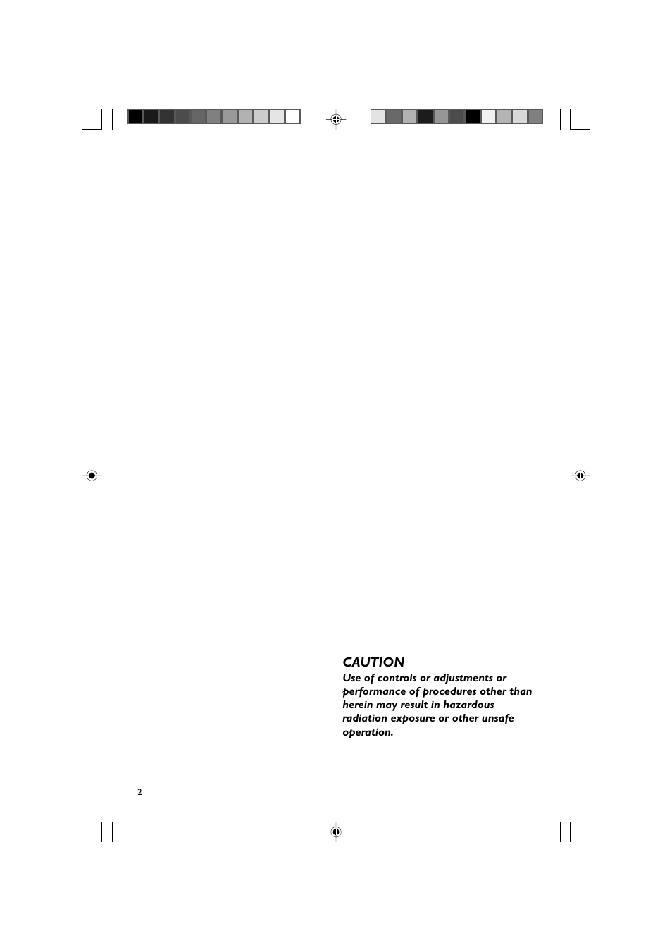 Caution | Philips MCD139BDVD User Manual | Page 2 / 37