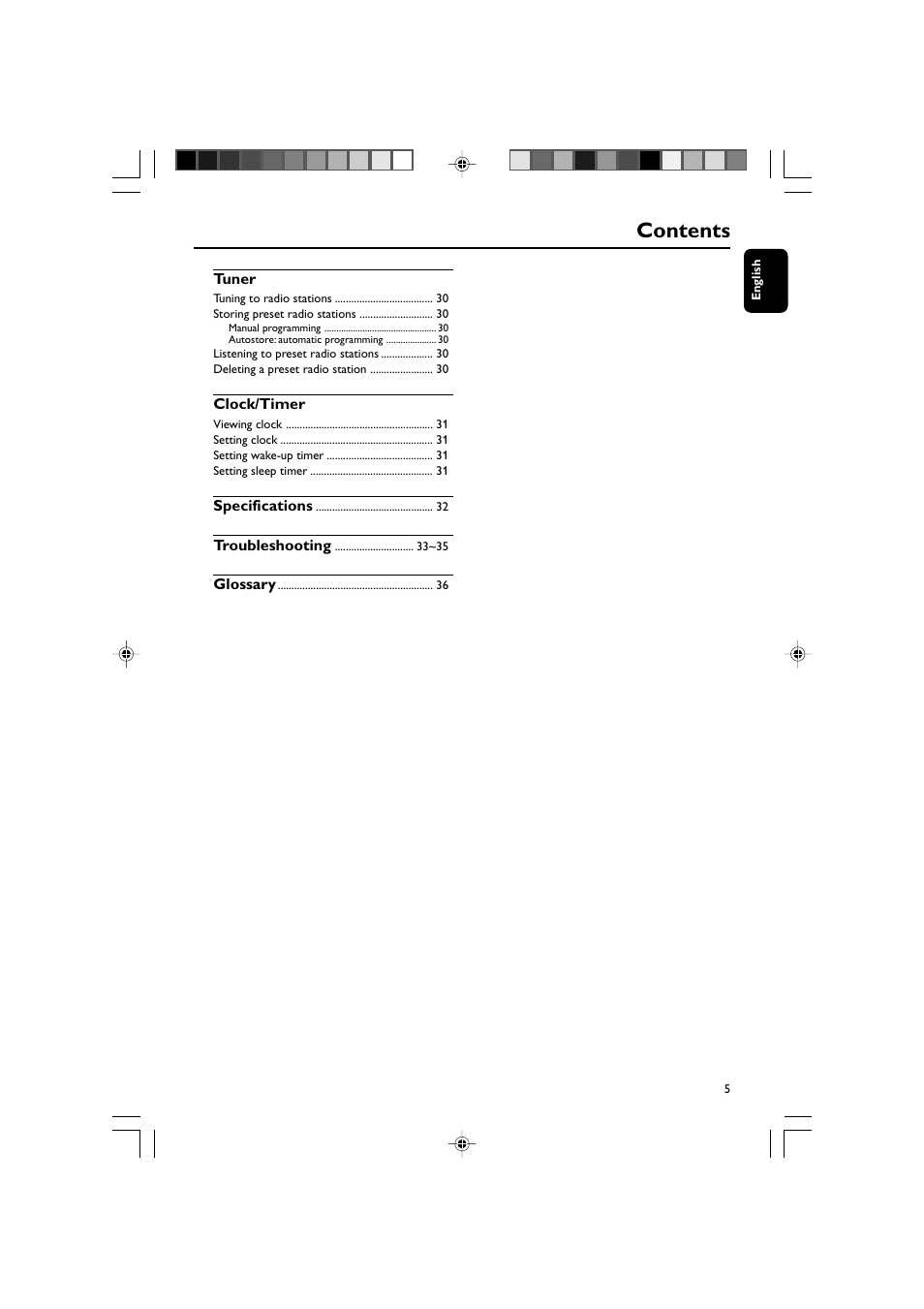 Philips MCD139BDVD User Manual | Page 5 / 37