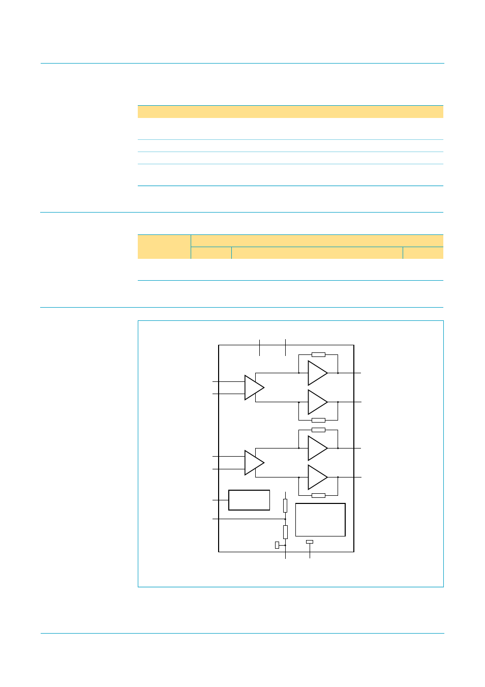 Ordering information, Block diagram, Tda8946j | Ordering information 6. block diagram, Philips semiconductors, 2 x 15 w stereo btl audio amplifier | Philips TDA8946J User Manual | Page 2 / 23