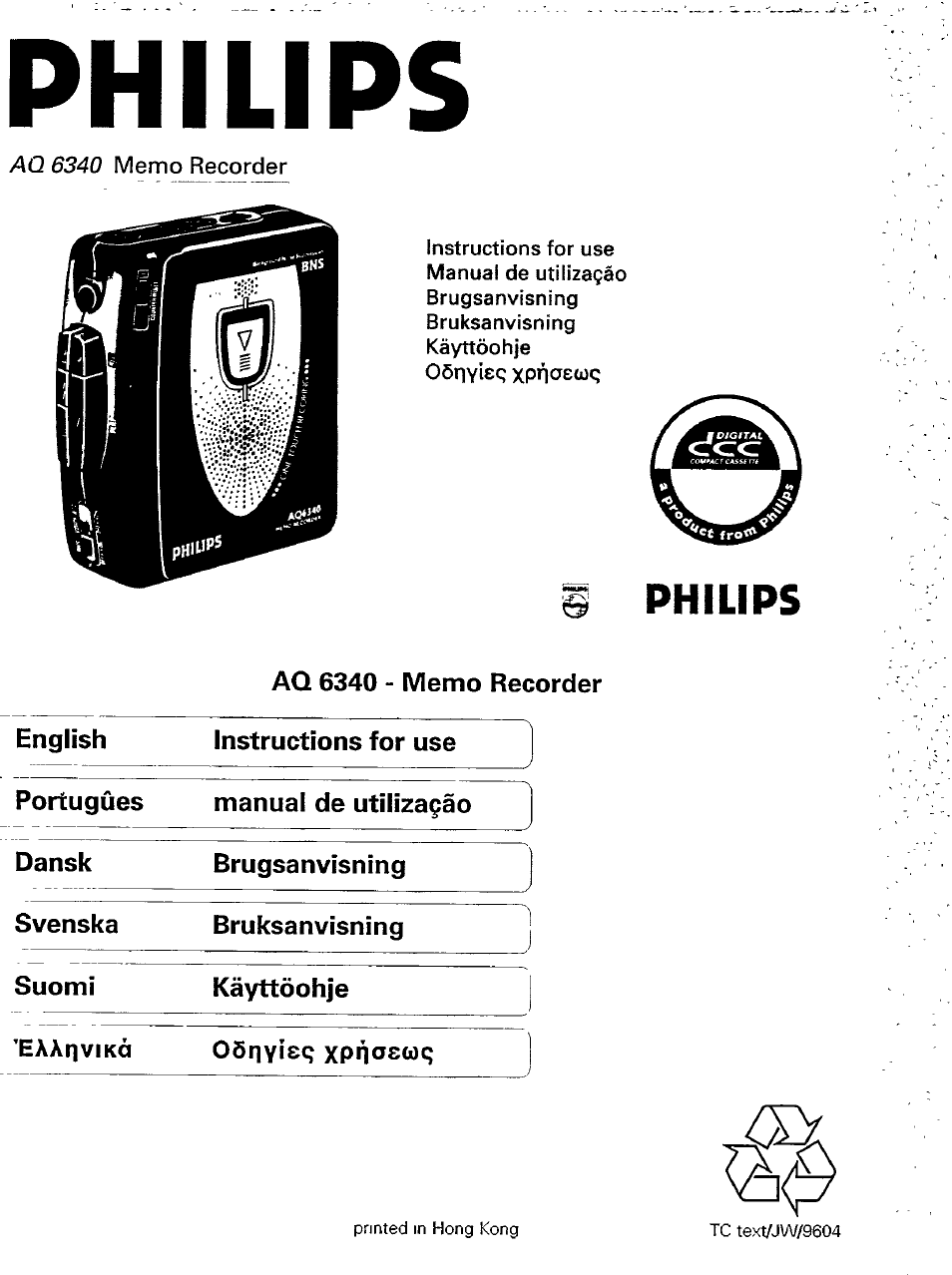 Philips | Philips AQ6340/00 User Manual | Page 3 / 11