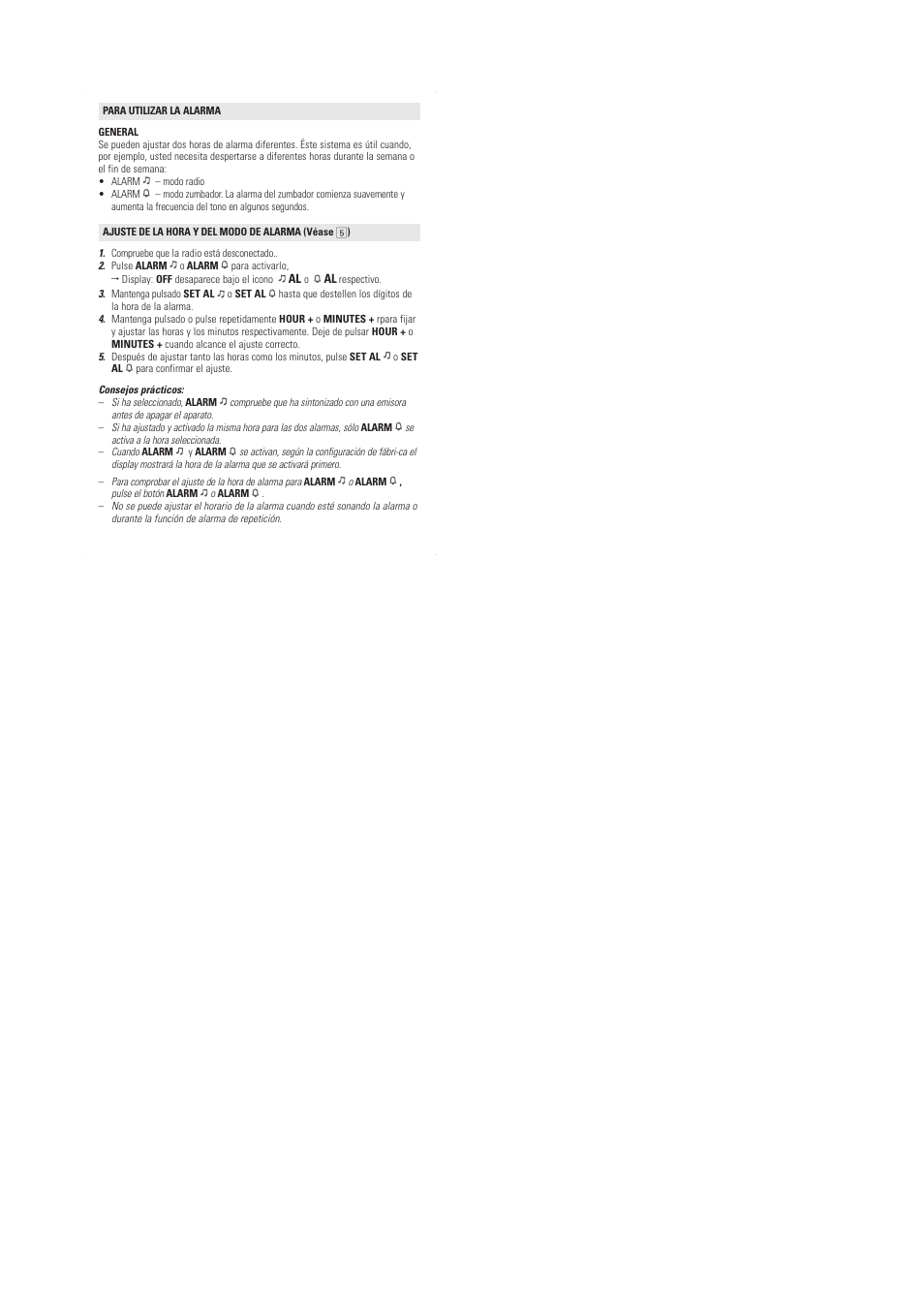 Philips AJ100 User Manual | Page 12 / 17