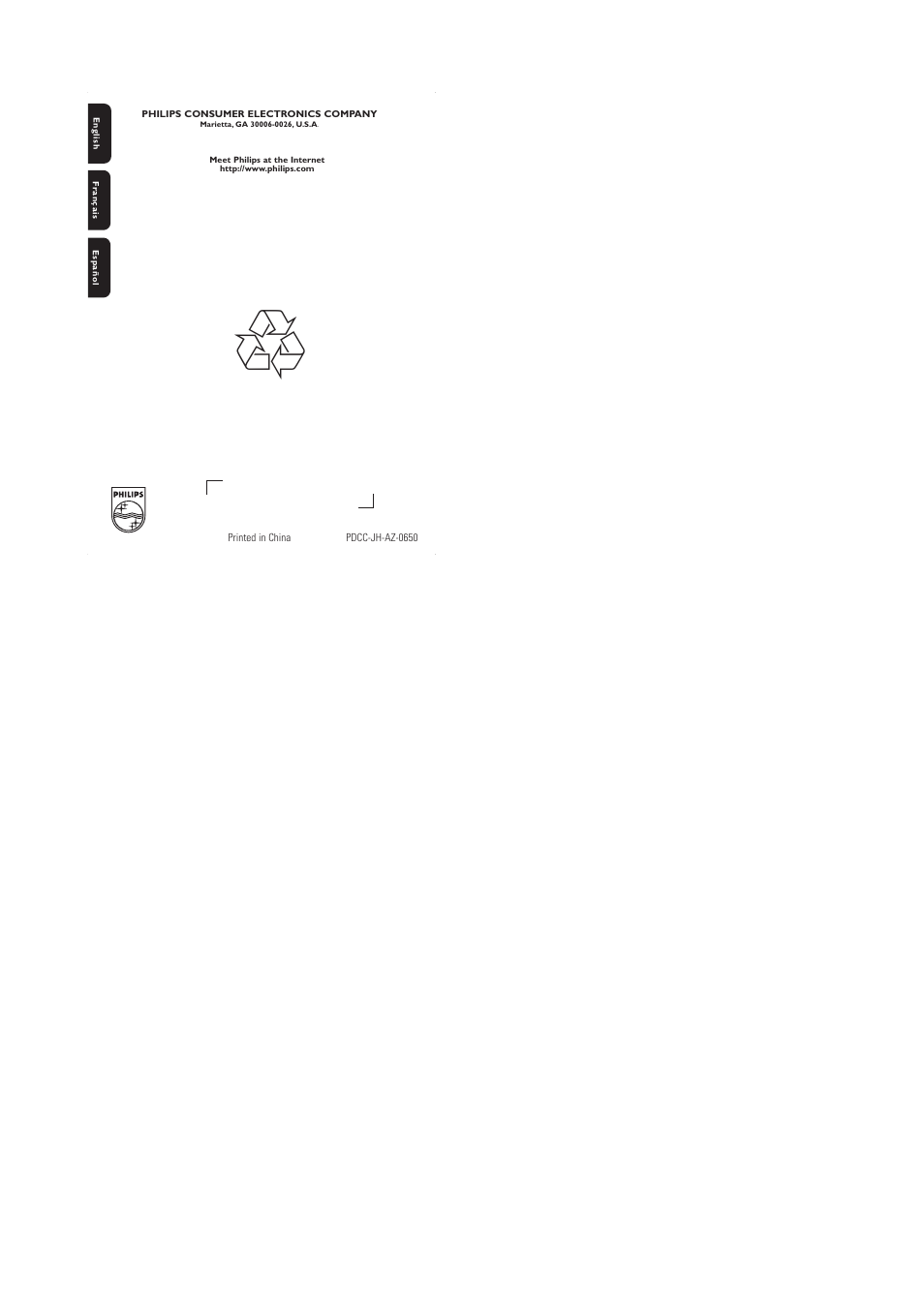 Philips AJ100 User Manual | Page 17 / 17