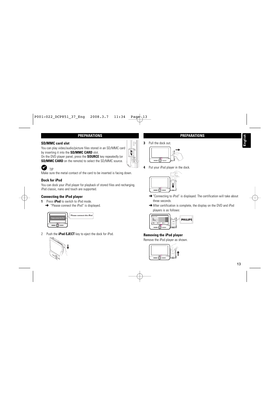 Philips DCP951 User Manual | Page 13 / 23