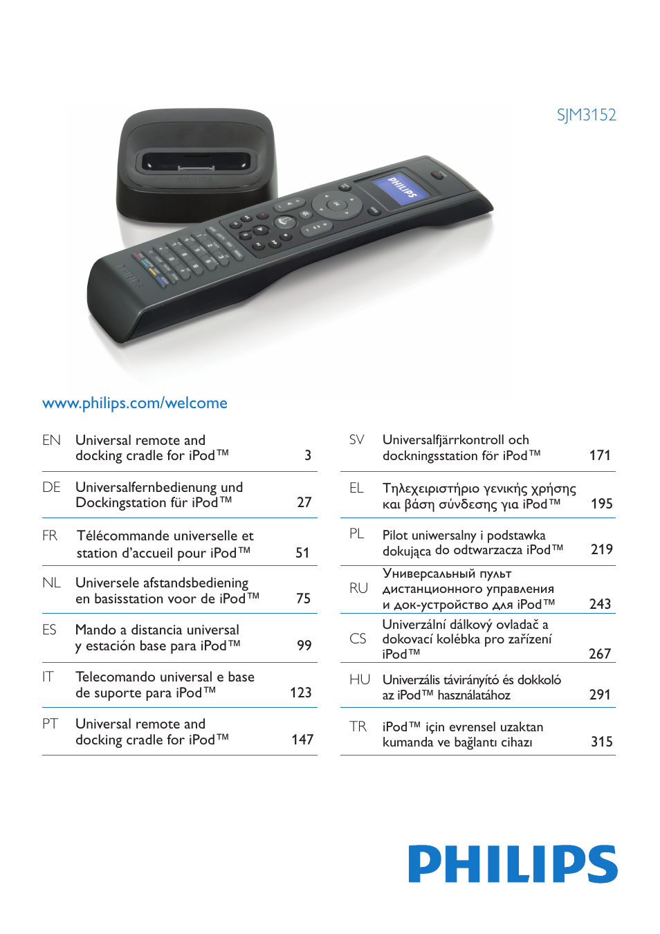 Philips SJM3152 User Manual | 338 pages