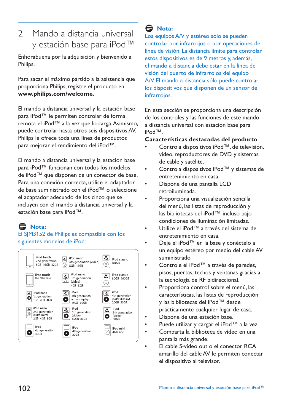 Philips SJM3152 User Manual | Page 102 / 338