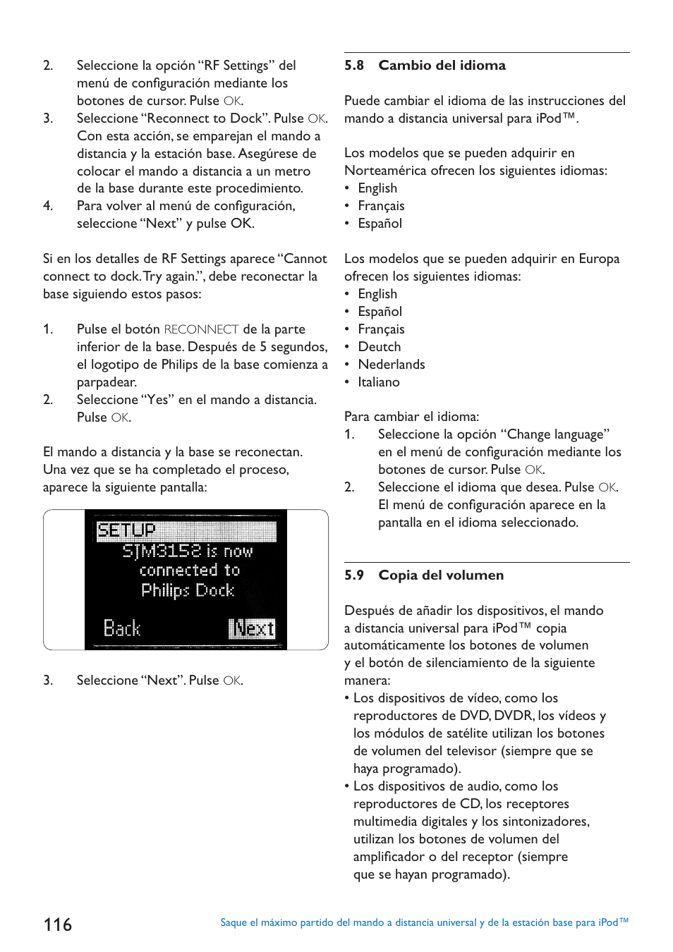 Philips SJM3152 User Manual | Page 116 / 338