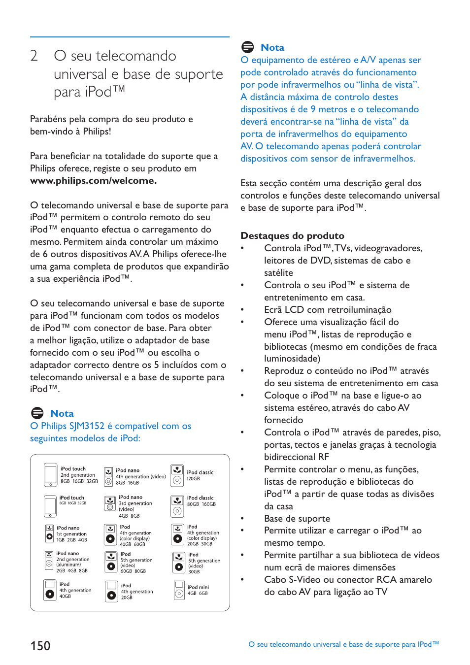 Philips SJM3152 User Manual | Page 150 / 338