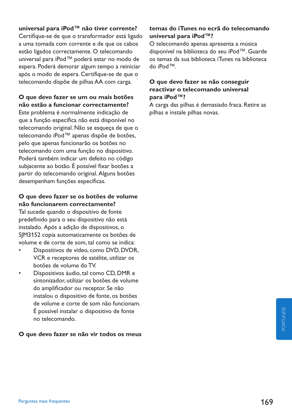 Philips SJM3152 User Manual | Page 169 / 338