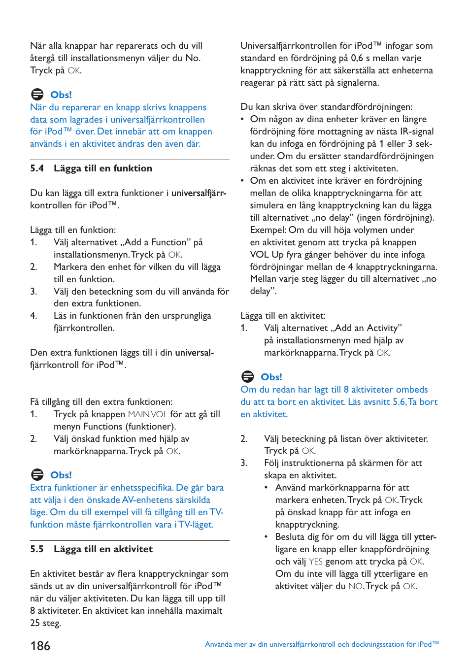 Philips SJM3152 User Manual | Page 186 / 338