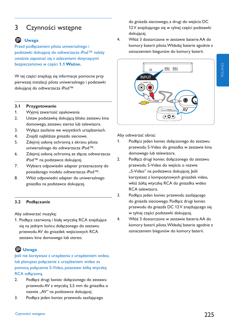 3 czynności wstępne | Philips SJM3152 User Manual | Page 225 / 338