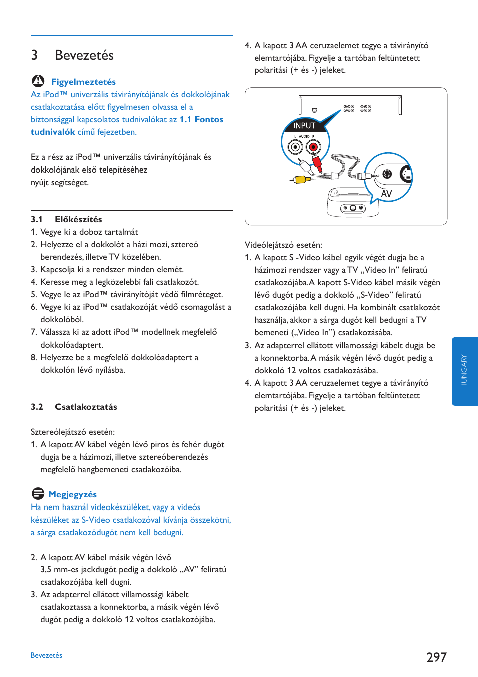 3 bevezetés | Philips SJM3152 User Manual | Page 297 / 338