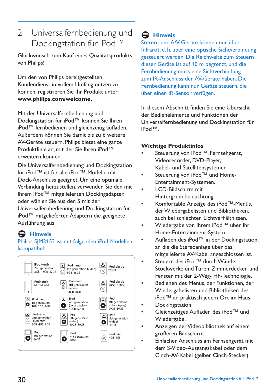 Philips SJM3152 User Manual | Page 30 / 338