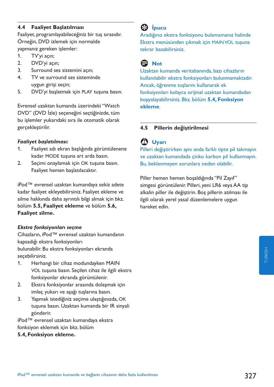 Philips SJM3152 User Manual | Page 327 / 338