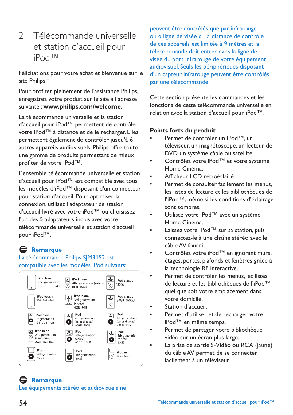 Philips SJM3152 User Manual | Page 54 / 338