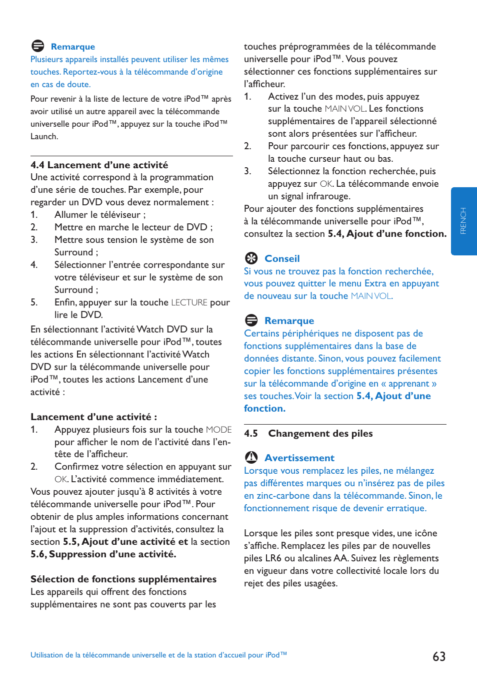 Philips SJM3152 User Manual | Page 63 / 338
