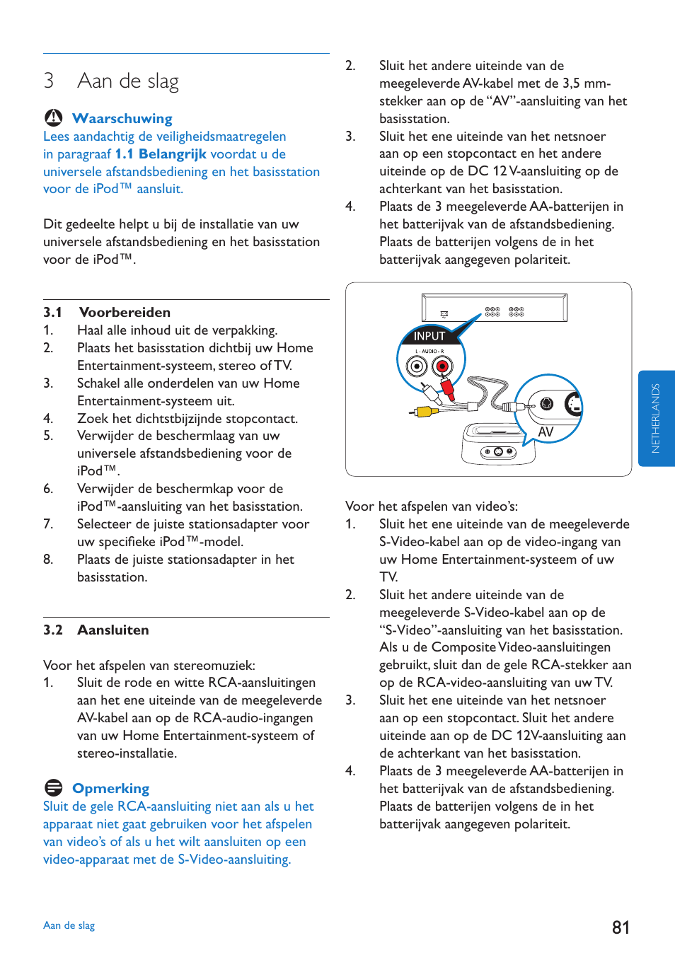 3 aan de slag | Philips SJM3152 User Manual | Page 81 / 338