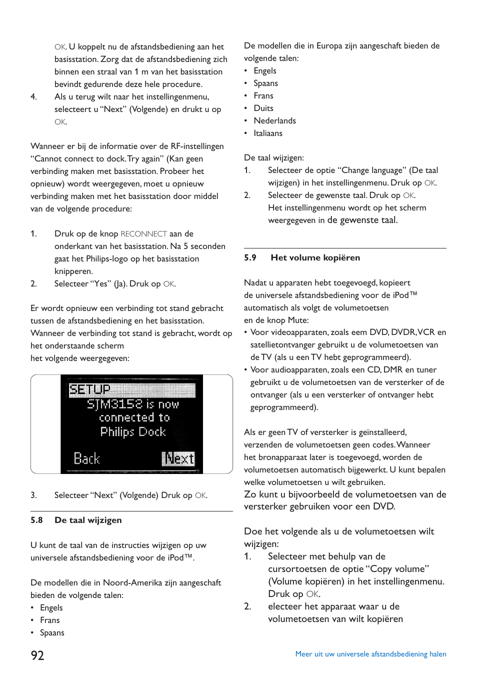 Philips SJM3152 User Manual | Page 92 / 338