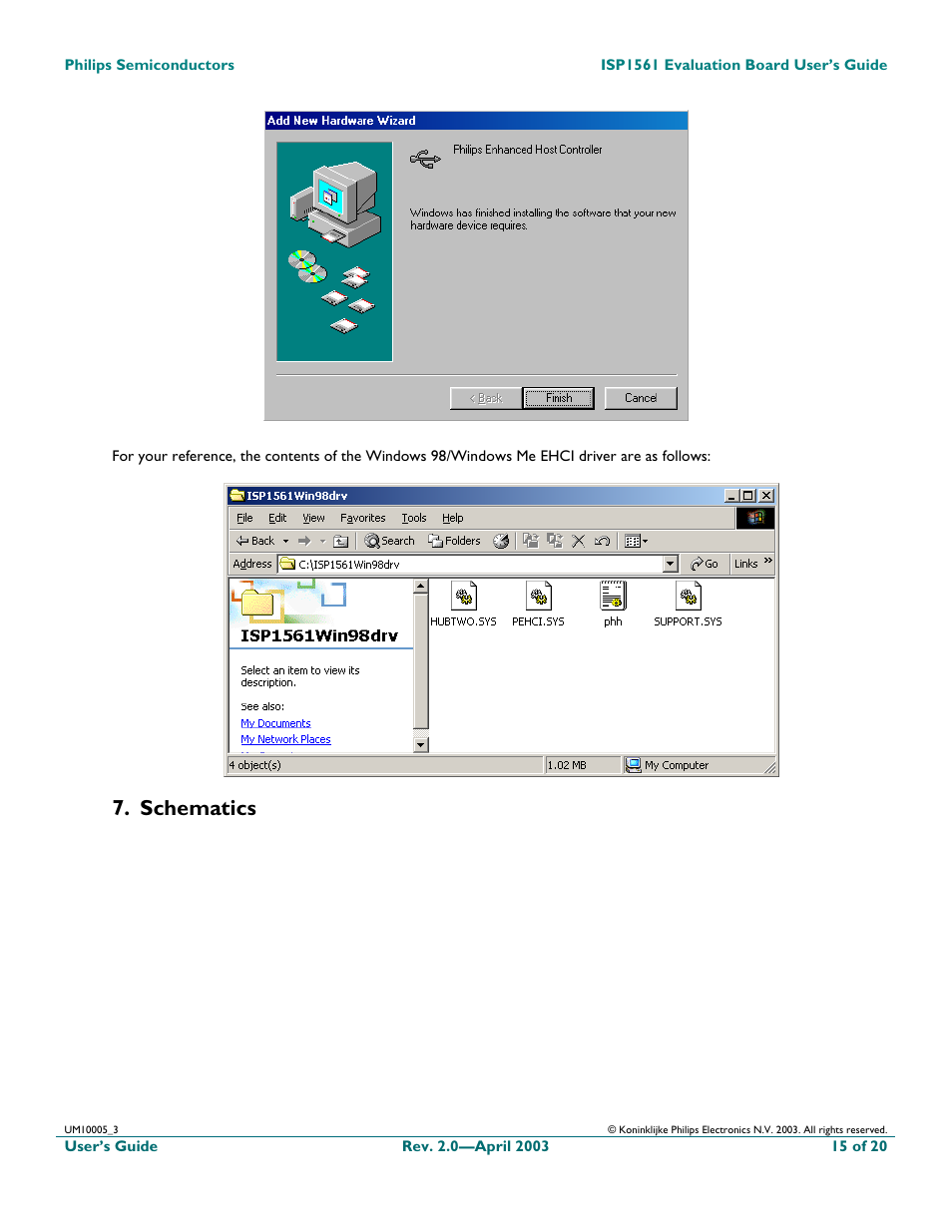 Schematics | Philips ISP1561 User Manual | Page 15 / 21