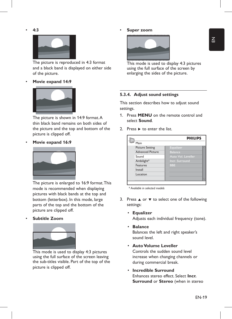 Philips 32PFL5203 User Manual | Page 21 / 46