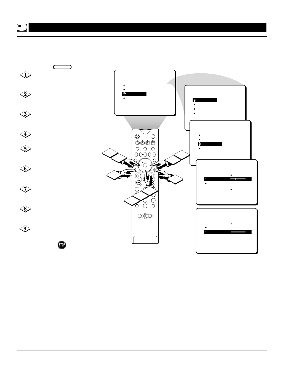 Pip c, Djusting the, Olor and | Ontrols | Philips 55P8342 User Manual | Page 52 / 60