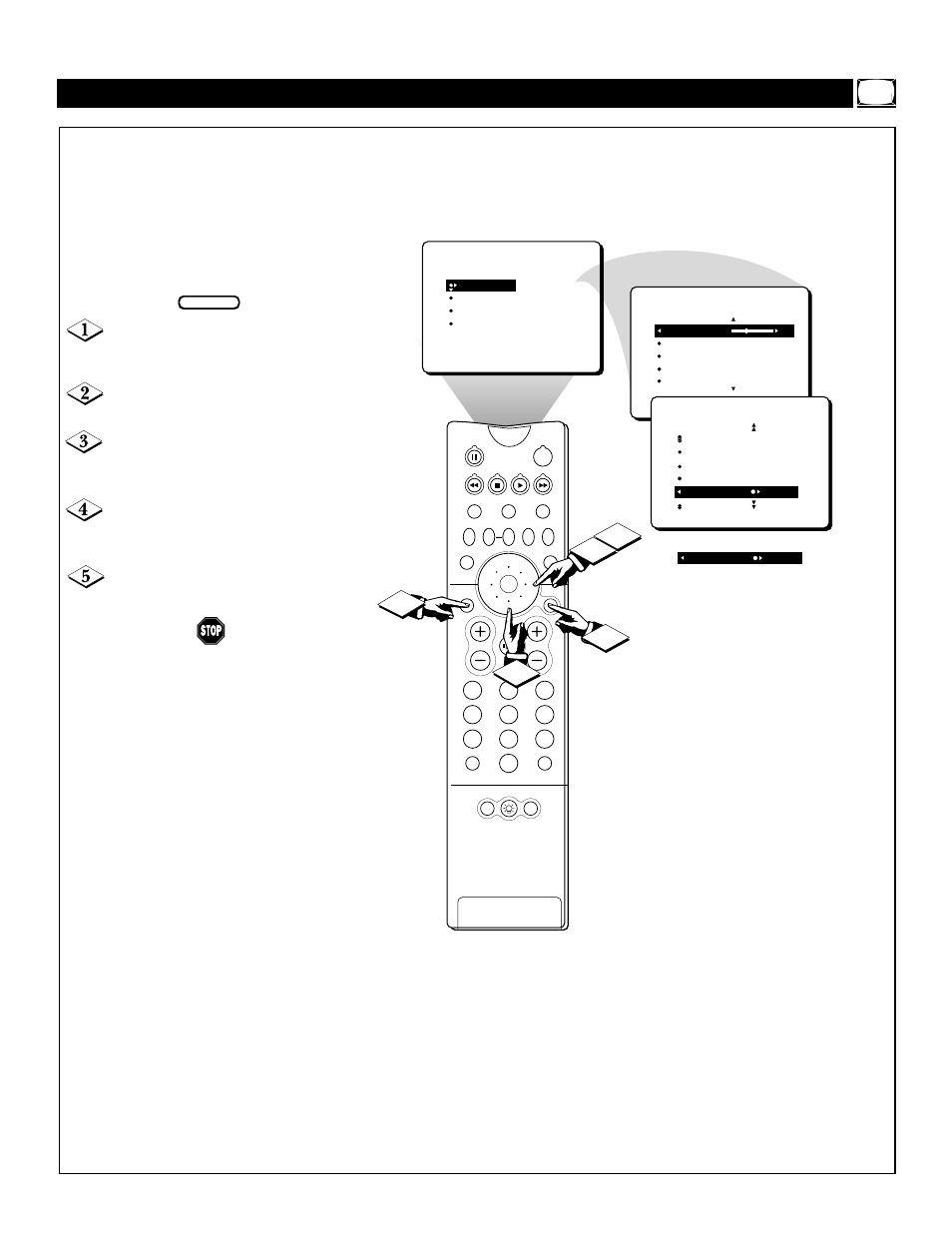 Dnr) c, Urning on the, Ynamic | Oise, Eduction, Ontrol | Philips 55P8342 User Manual | Page 7 / 60