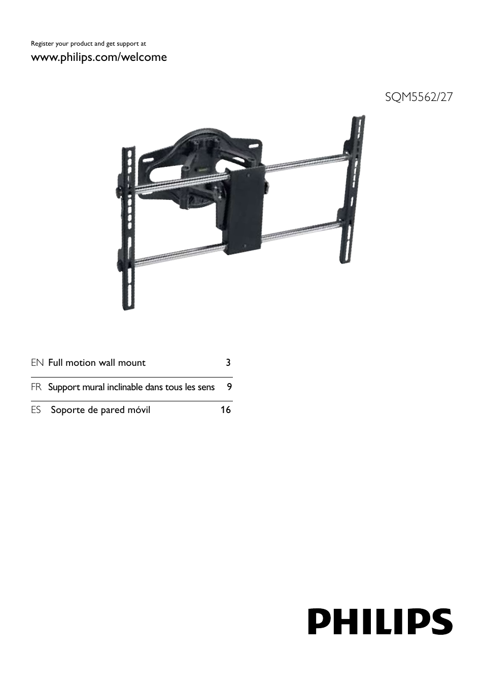 Philips SQM5562/27 User Manual | 24 pages