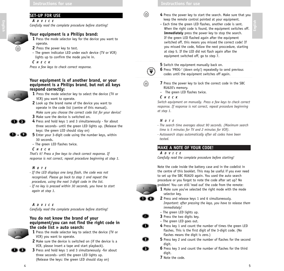 Philips SBC RU620/00 User Manual | Page 3 / 30