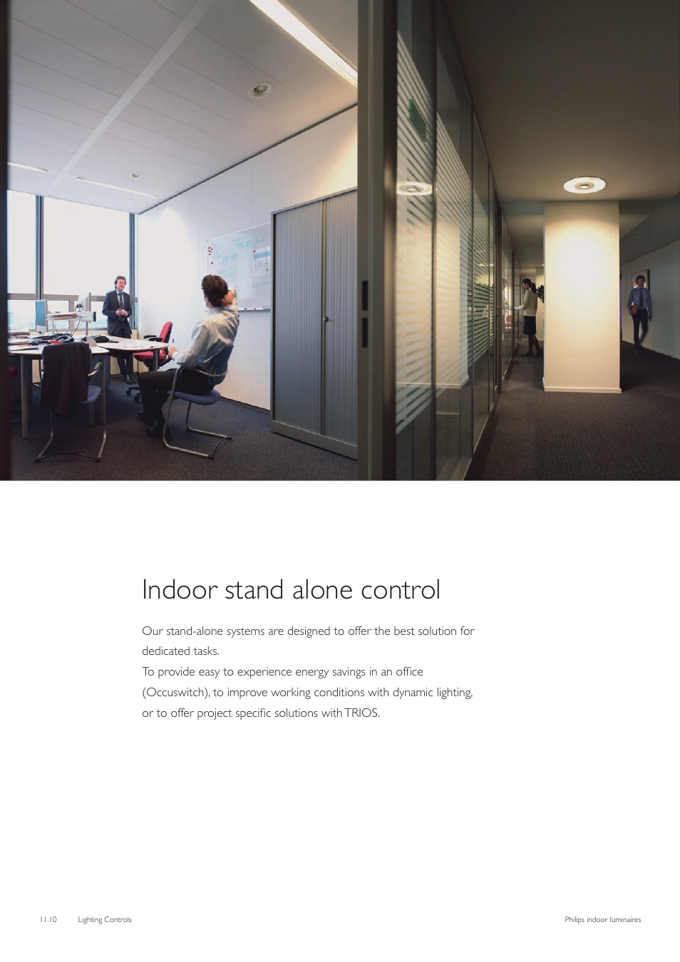 Indoor stand alone control | Philips Indoor Luminaires User Manual | Page 11 / 44