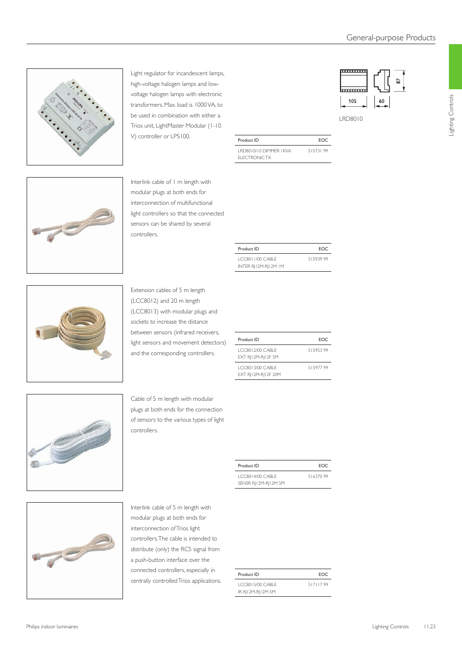 General-purpose products | Philips Indoor Luminaires User Manual | Page 24 / 44