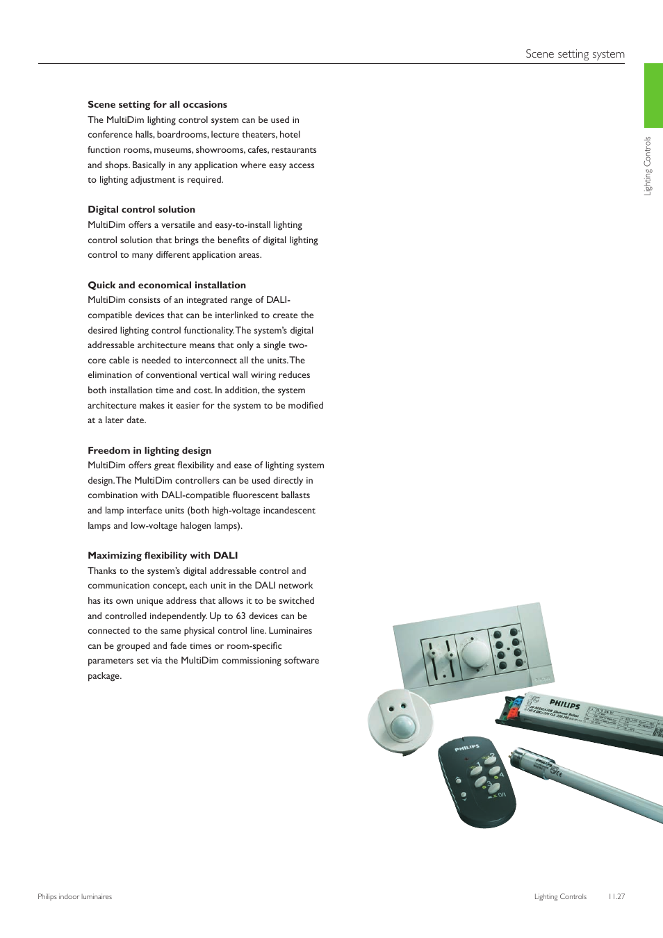 Scene setting system | Philips Indoor Luminaires User Manual | Page 28 / 44
