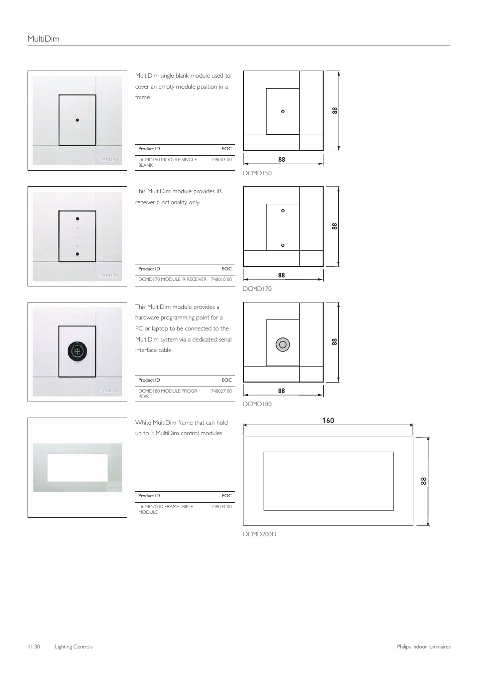 Multidim | Philips Indoor Luminaires User Manual | Page 31 / 44