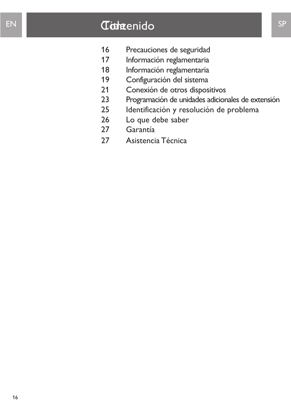 Philips PH0900L User Manual | Page 16 / 29